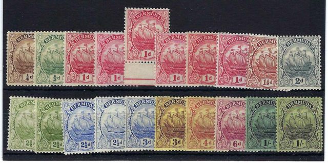 Image of Bermuda SG 77/87 UMM British Commonwealth Stamp